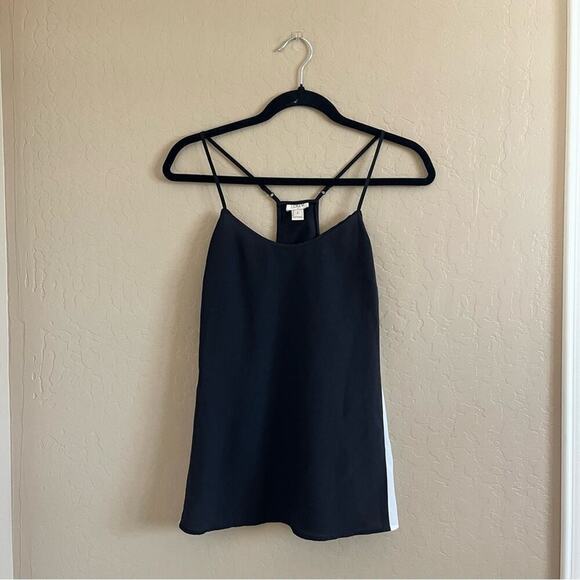 J. Crew Black & White Color Block Cami - Picture 1 of 5